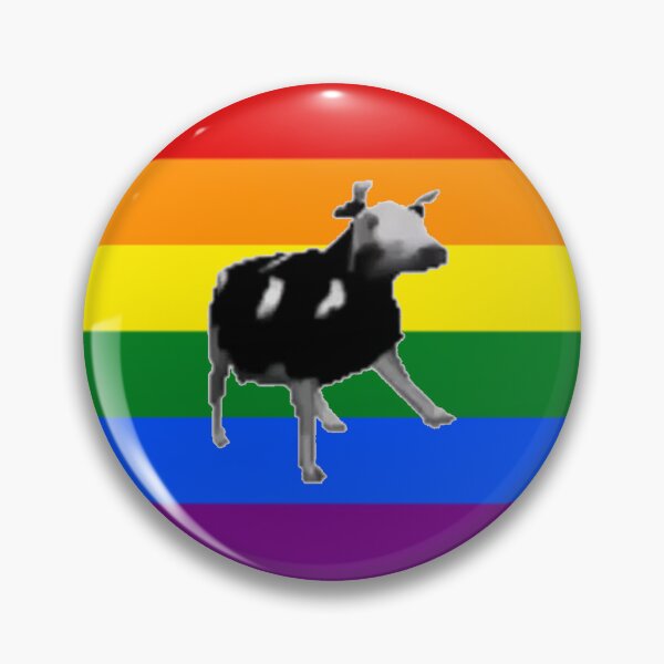 Item preview, Queer dancing cow designed and sold by Molespignoses.