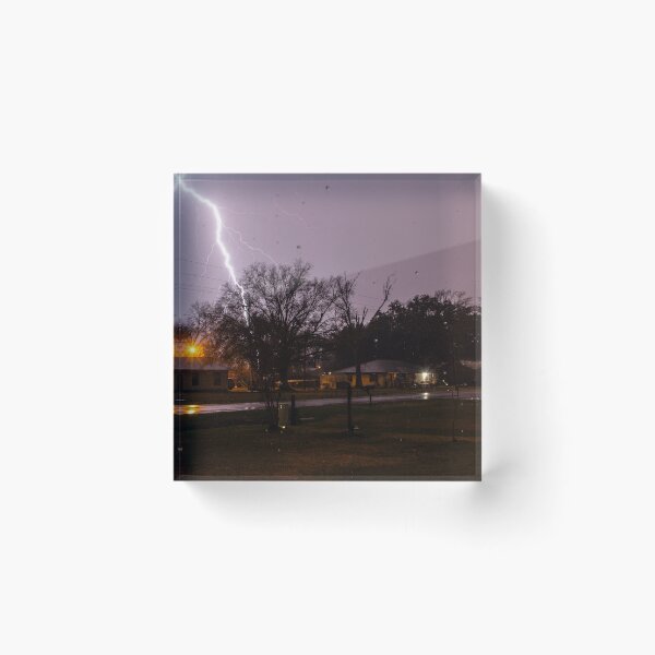 Item preview, Intense Lightning Strike in the Cold Rain designed and sold by EbensStickers.