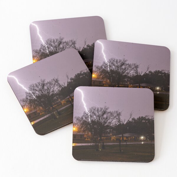 Item preview, Intense Lightning Strike in the Cold Rain designed and sold by EbensStickers.