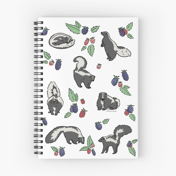 Item preview, Skunks and mulberries designed and sold by sleepysluggo.