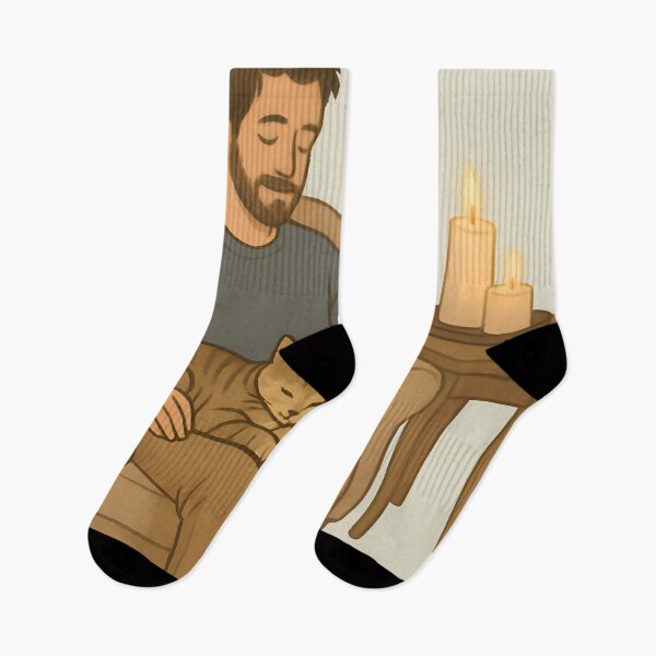 Item preview, Dog and Cat Dad – Cozy Night In designed and sold by Uglyandcute.