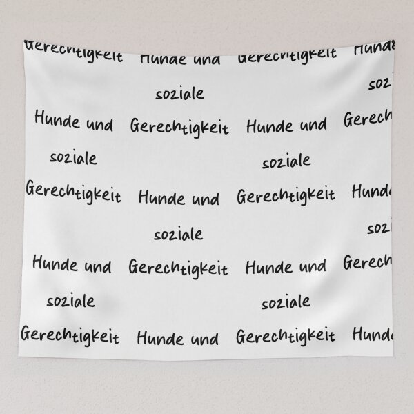 Item preview, "Hunde und soziale Gerechtigkeit - German Social Justice Dog Design" designed and sold by RM-Journey.
