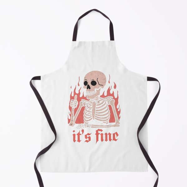 Item preview, It’s Fine Funny Skeleton designed and sold by lea-lani.