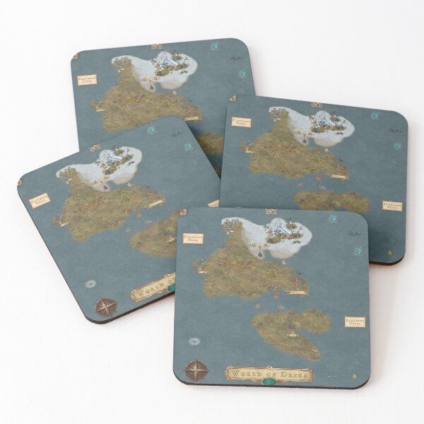 Item preview, Map of Driza designed and sold by Kiraraki.