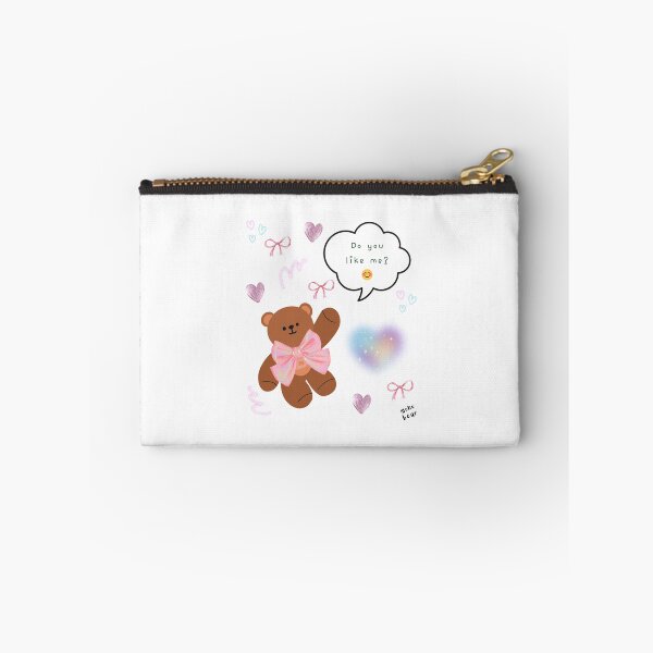 Item preview, Mono Bear Message – “Do You Like Me?” ( White / Transparent ) designed and sold by mintmono-studio.