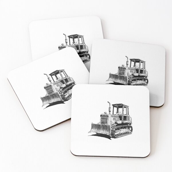 Item preview, "OLD DOZER - Vintage Bulldozer Design" designed and sold by RM-Journey.