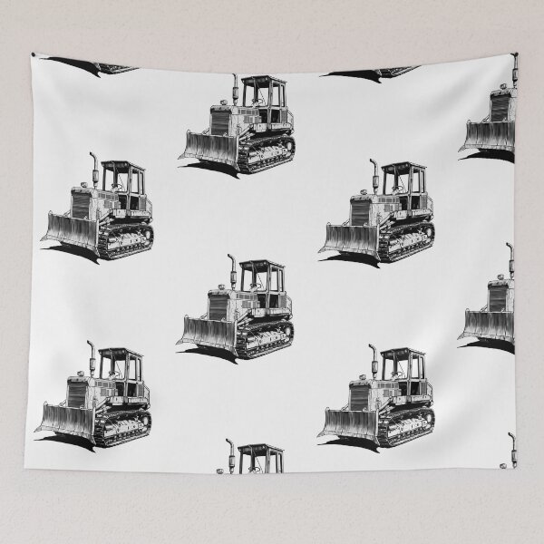 Item preview, "OLD DOZER - Vintage Bulldozer Design" designed and sold by RM-Journey.
