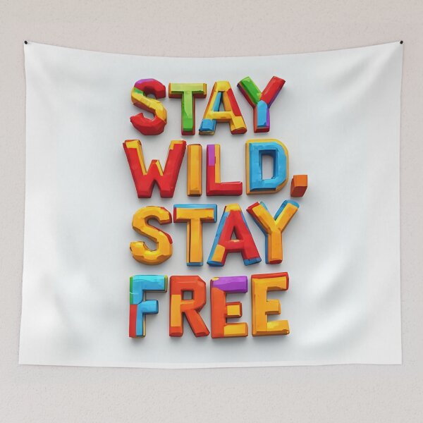 Item preview, Stay wild, stay free designed and sold by QCena.