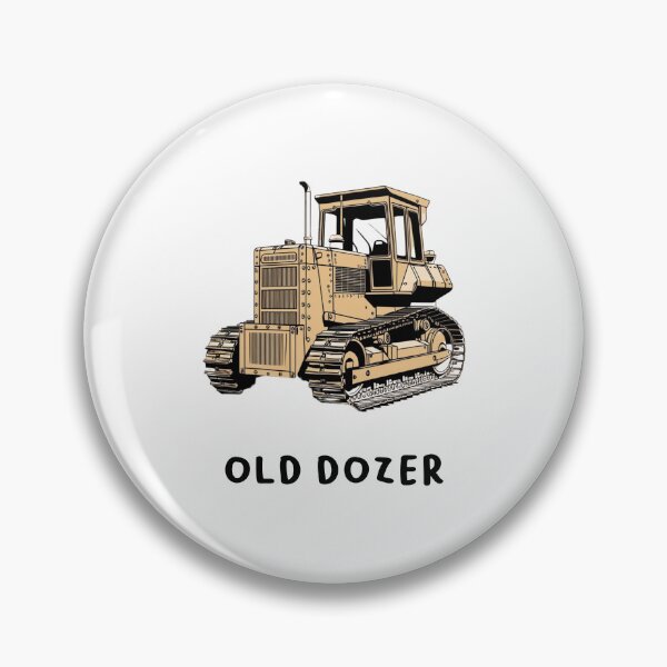 Item preview, "OLD DOZER - Vintage Bulldozer Design" designed and sold by RM-Journey.