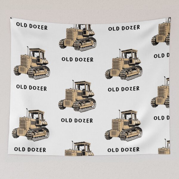 Item preview, "OLD DOZER - Vintage Bulldozer Design" designed and sold by RM-Journey.