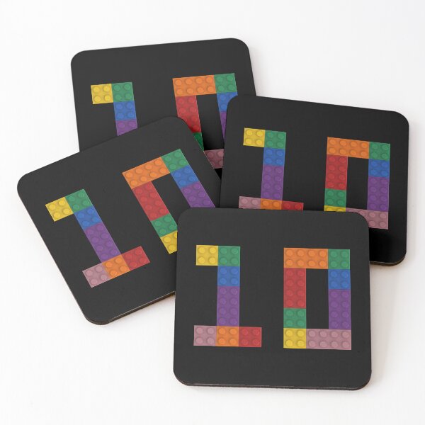 Item preview, 10 numbering made of bricks designed and sold by Brickification.