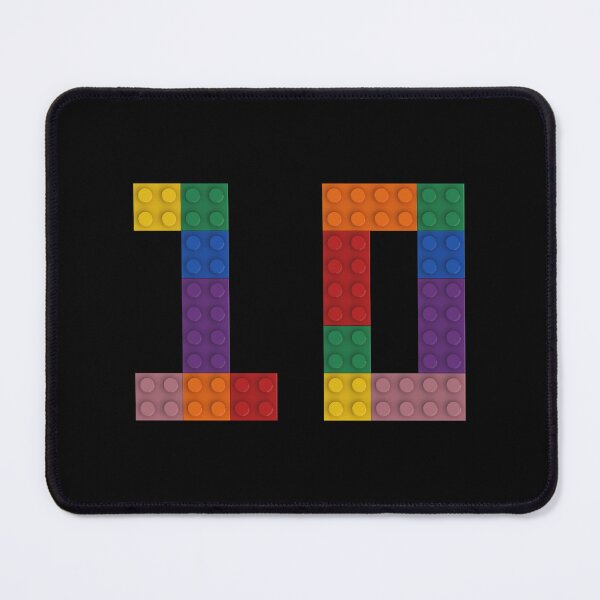 Item preview, 10 numbering made of bricks designed and sold by Brickification.