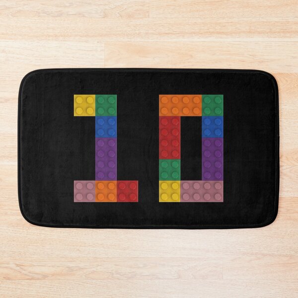 Item preview, 10 numbering made of bricks designed and sold by Brickification.