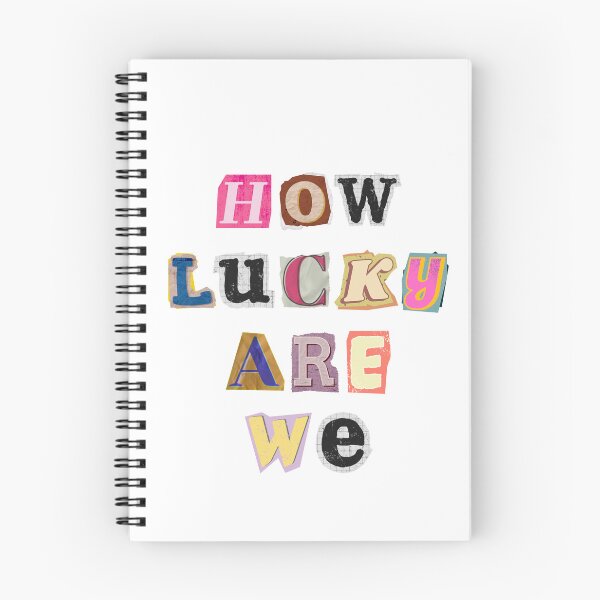 Item preview, How Lucky Are We Magazine Letters designed and sold by kyralee34.