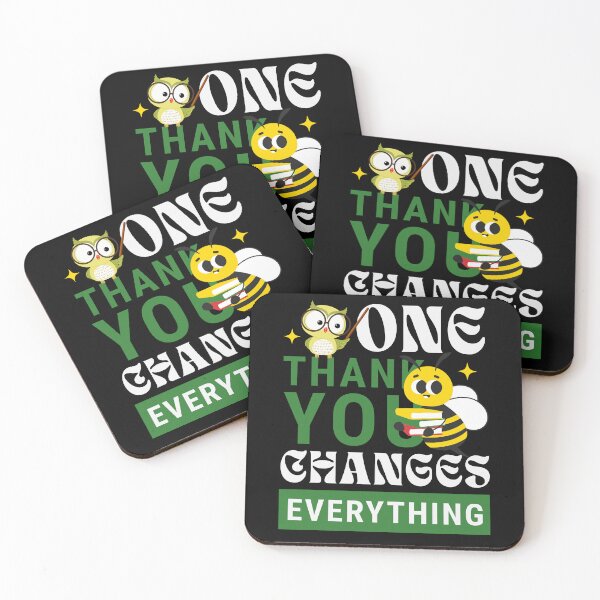 Item preview, Teacher - One Thank You Changes Everything  designed and sold by WGBTee.