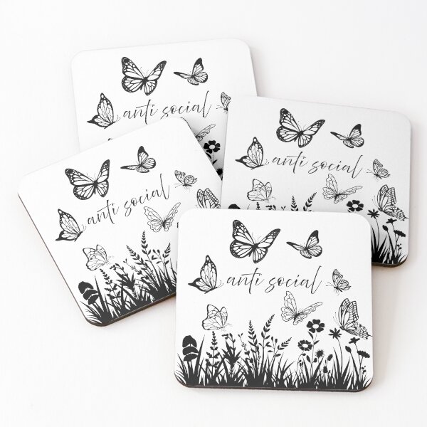 Item preview, Anti Social designed and sold by Wings & Wildflowers.