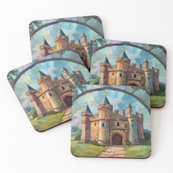 Item preview, Golden Castle in the Glen designed and sold by The Enchanted Treasury.