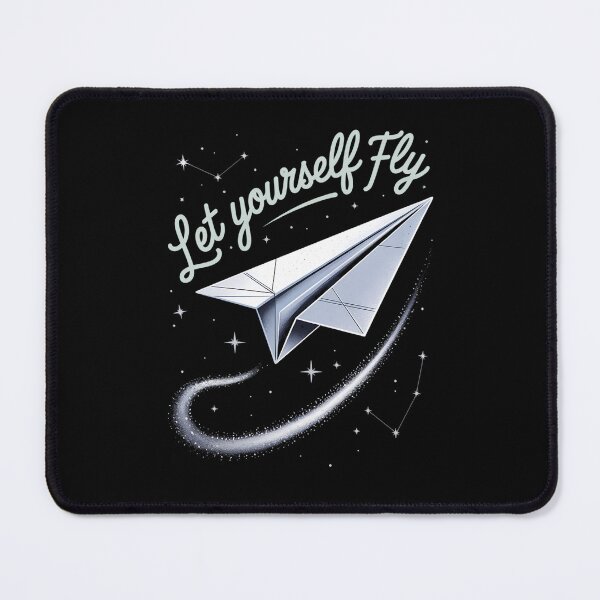 Item preview, Let Yourself Fly – Uplifting Paper Plane and Stars designed and sold by Taans-Creation.