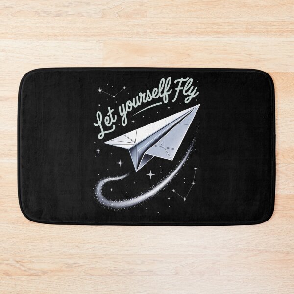 Item preview, Let Yourself Fly – Uplifting Paper Plane and Stars designed and sold by Taans-Creation.