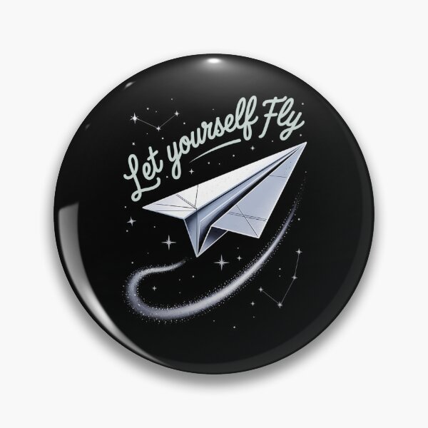 Item preview, Let Yourself Fly – Uplifting Paper Plane and Stars designed and sold by Taans-Creation.