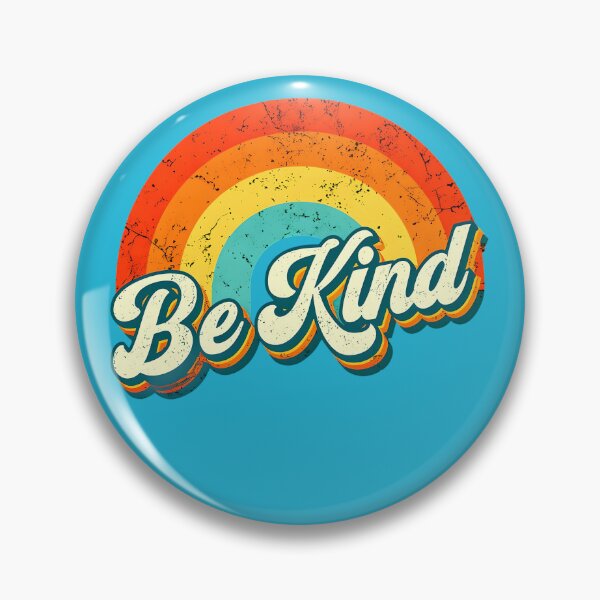 Item preview, Be Kind Retro Rainbow Compassion Caring Design designed and sold by scooterbaby.