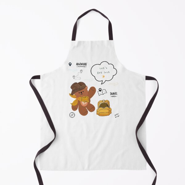 Item preview, Mono bear message – Let’s get lost ( White / Transparent ) designed and sold by mintmono-studio.