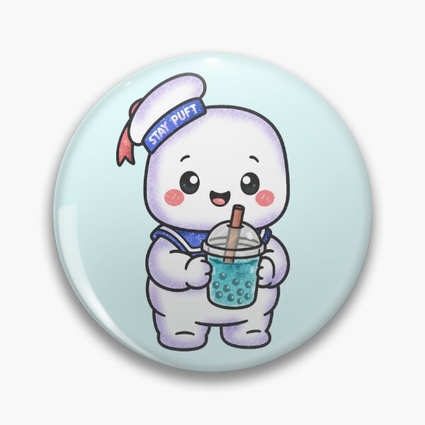 Item preview, Stay Puft Marshmallow Man Boba Tea designed and sold by TalesTheCreepy.