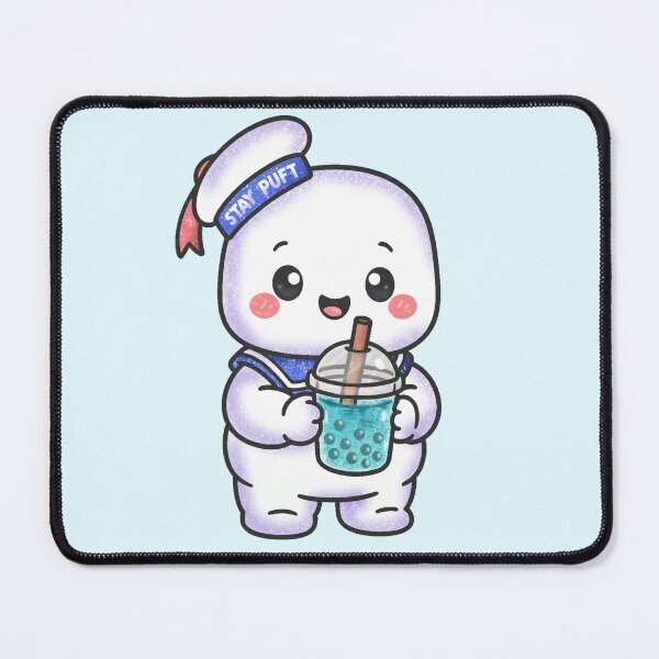 Item preview, Stay Puft Marshmallow Man Boba Tea designed and sold by Spooky Sugar.