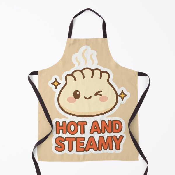 Item preview, Hot and Steamy – Cute Dumpling Sticker designed and sold by Mo & Ko Design.