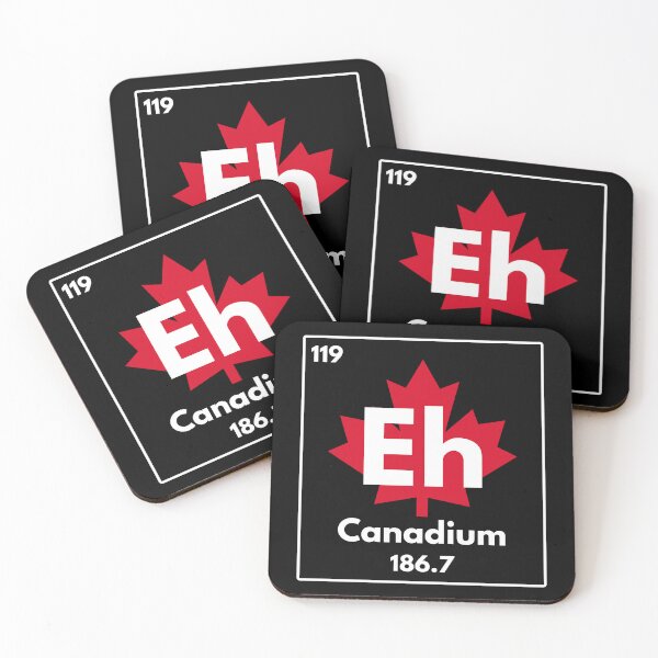 Item preview, Periodic Element Canadium "Eh" Funny Science - light print designed and sold by NerdyWerks.