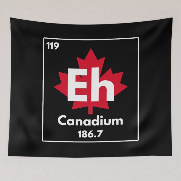 Item preview, Periodic Element Canadium "Eh" Funny Science - light print designed and sold by NerdyWerks.