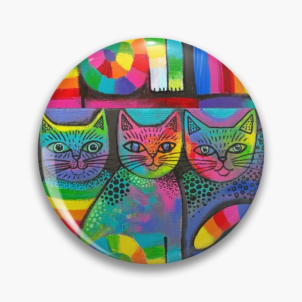 Item preview, Rainbow Kitties designed and sold by Karin Zeller.