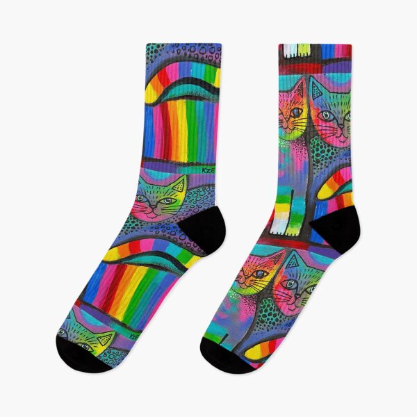 Item preview, Rainbow Kitties designed and sold by Karin Zeller.