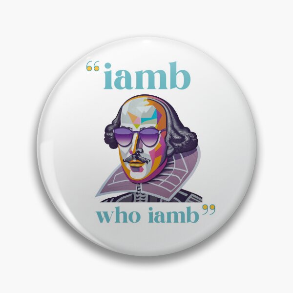 Item preview, “Iamb Who Iamb” Funny Shakespeare Literary Graphic Tee with Modern Twist designed and sold by theatrefinery.