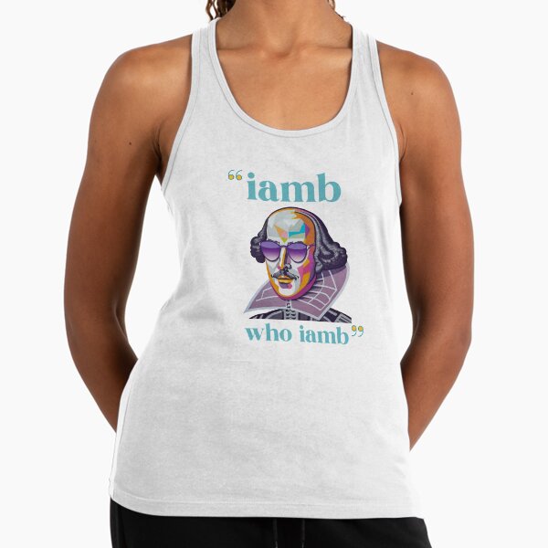 “Iamb Who Iamb” Funny Shakespeare Literary Graphic Tee with Modern Twist