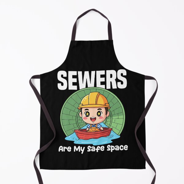 Item preview, SEWERS ARE MY SAFE SPACE - ENGINEER GIFT designed and sold by KEF Custom.