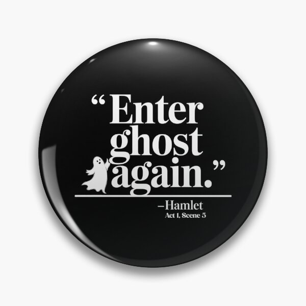 Item preview, “Enter Ghost Again.” – Funny Shakespeare Stage Direction designed and sold by theatrefinery.