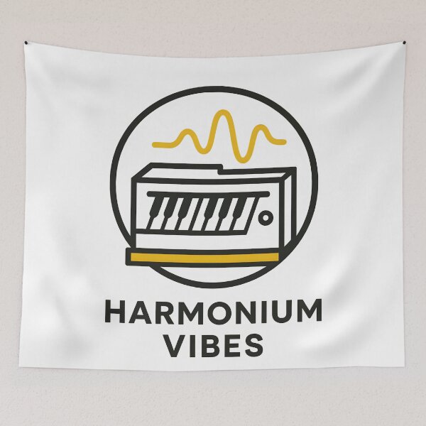 Item preview, "Harmonium Vibes" – Minimal Modern Vector designed and sold by Uglyandcute.