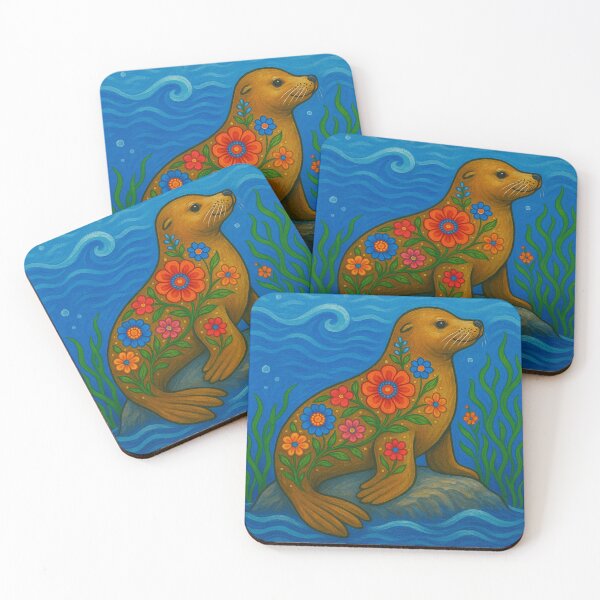 Item preview, Whimsical Sea Lion Garden designed and sold by Rachel Boucher.