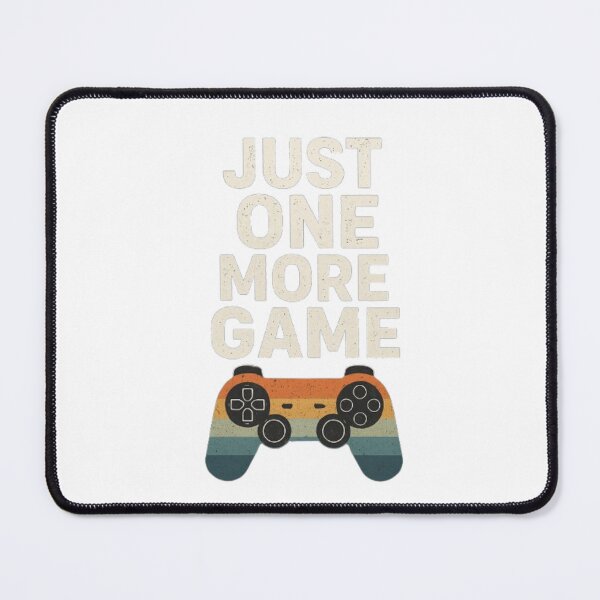 Item preview, Just One More Game – Design Gamer Vintage avec Manette Rétro designed and sold by MeowLoka ⭐⭐⭐⭐.