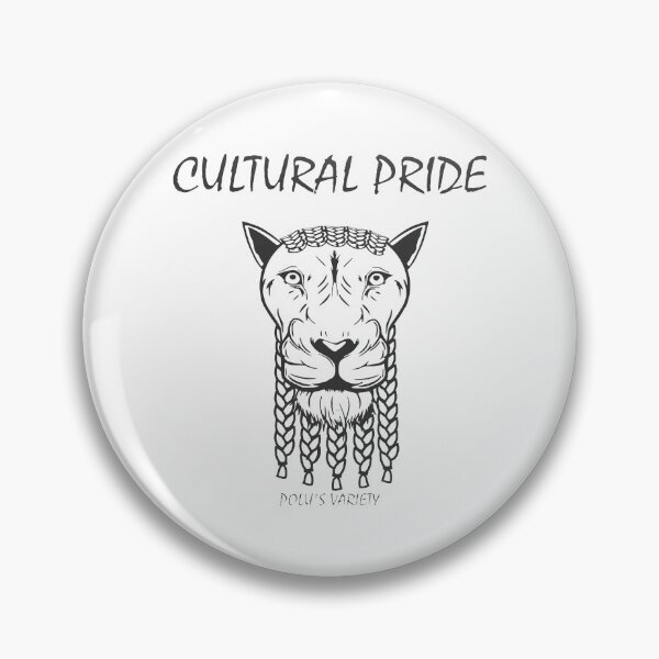 Item preview, Cultural Pride Lion Cornrows Original Art designed and sold by Polu's Variety Shop.