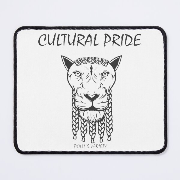 Item preview, Cultural Pride Lion Cornrows Original Art designed and sold by Polu's Variety Shop.