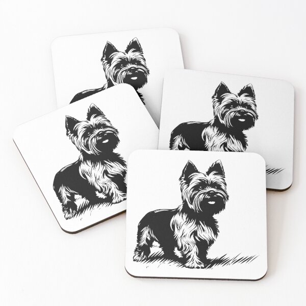 Item preview, Yorkshire Terrier Dog Yorkie Cute Puppy Small Pup Grass designed and sold by inkoutninja.
