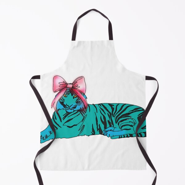 Item preview, Maple the Tiger the Bold blue with pink Bow – animalzinhats designed and sold by Ashley’sAnimalz.