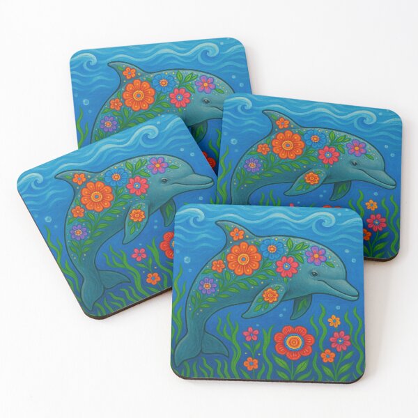 Item preview, Whimsical Dolphin Drift designed and sold by Rachel Boucher.