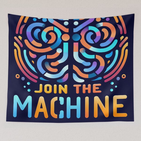 Item preview, Join the Machine Learning, typography designed and sold by maxmaj.