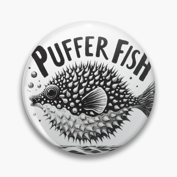 Item preview, Ocean Puffer Fish designed and sold by HaydenMillepied.