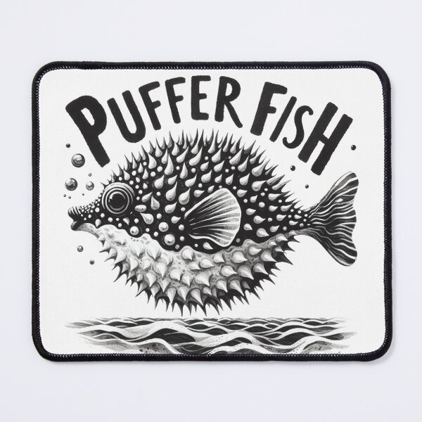 Item preview, Ocean Puffer Fish designed and sold by HaydenMillepied.