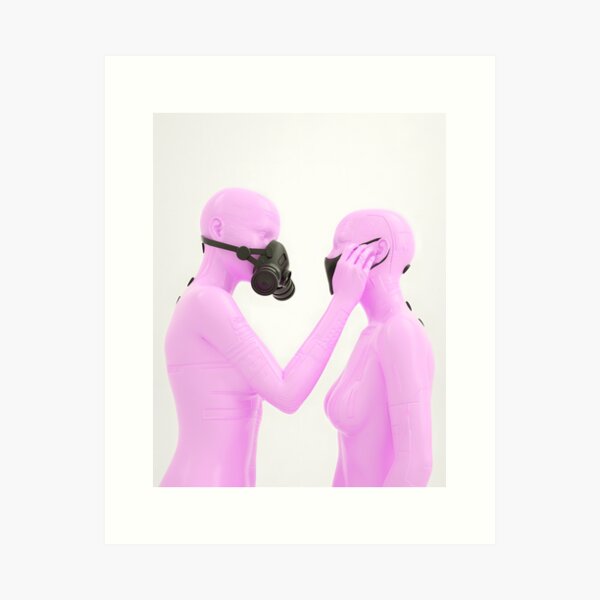 Item preview, Love in Pandemic Times [futuristic art] designed and sold by candlevision.
