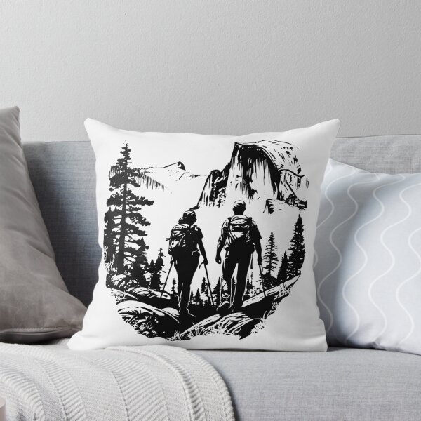 Item preview, Yosemite Half Dome Couple Pair Trail Hike Rock Mountain designed and sold by inkoutninja.